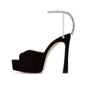 Jimmy Choo Saeda Suede Platform 125 Heeled Sandals